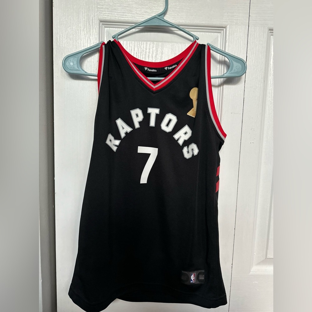 Fanatics Kyle Lowry championship Toronto Raptors NBA Basketball Jersey Youth L